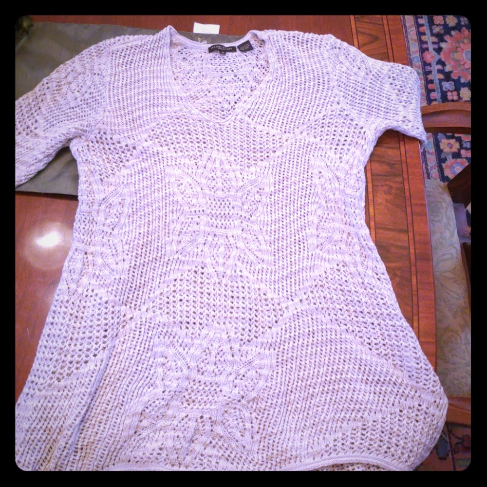 Jeanne pierre womens knit sweater/top